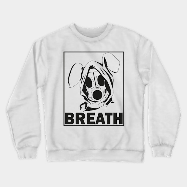 Rabbit's Breath - Breath It Collection Crewneck Sweatshirt by jpcopt